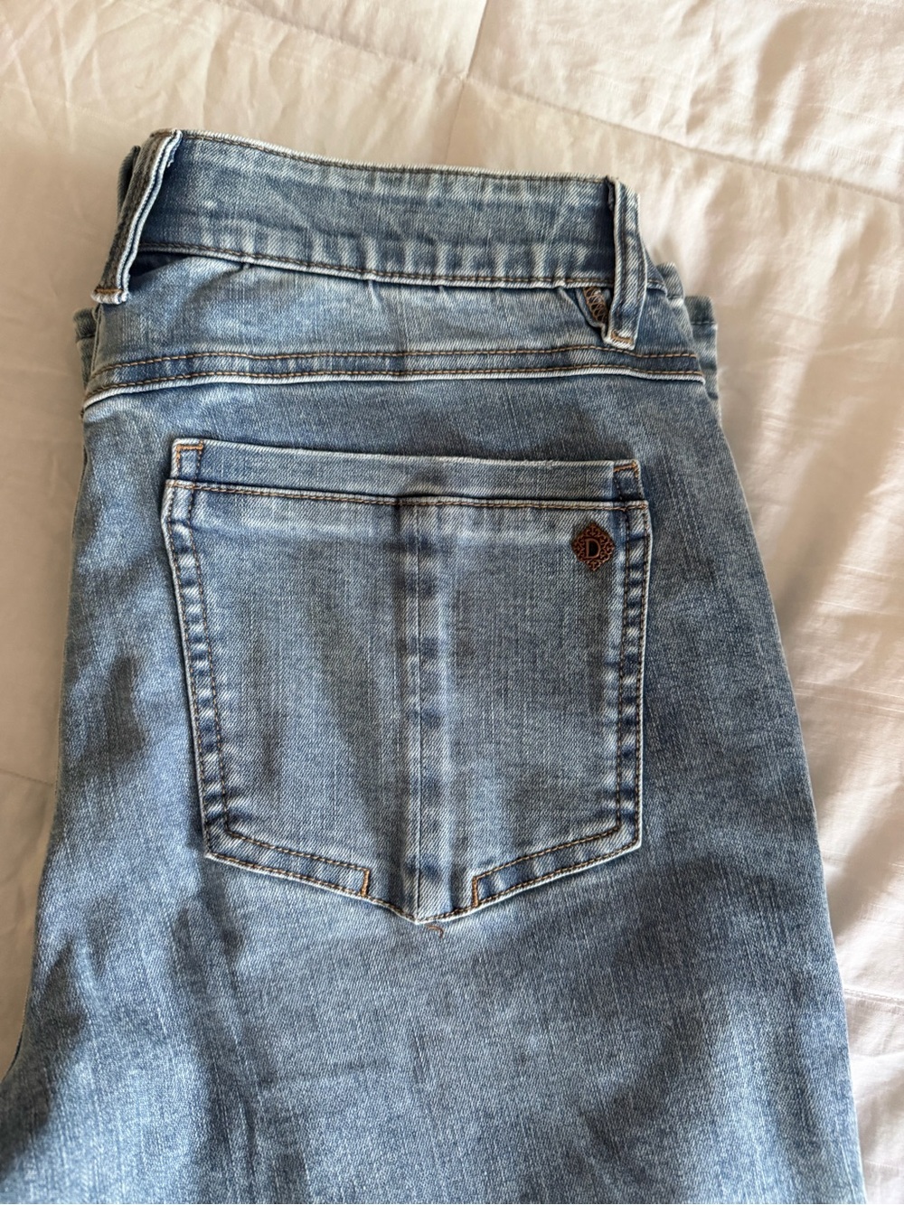 Democracy High-Rise Light Blue Denim Bootcut Jeans